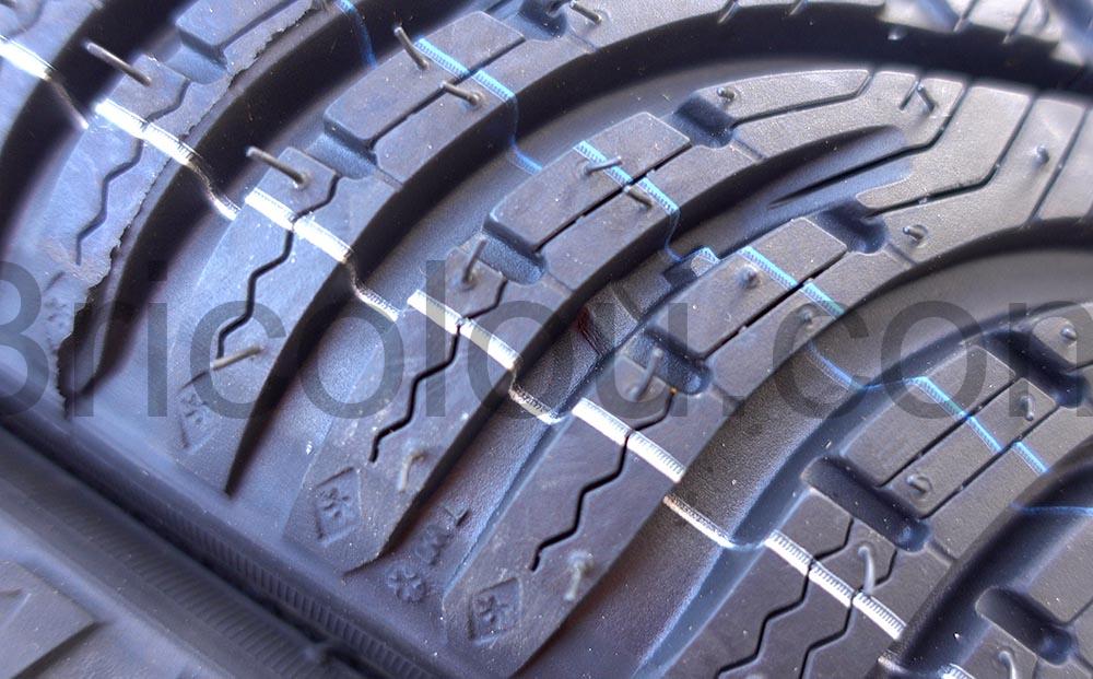 Kleber Krisalp HP3 EL MS 18565R15 92T Pneu Neige marque usure Kleber Krisalp HP3 EL M+S 18565R15 92T Pneu Neige marque usure