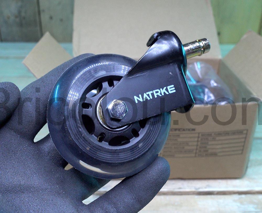 NATRKE Roulettes Rechange Chaise Fauteuil Pivotante Silencieuse logo NATRKE Roulettes Rechange Chaise Fauteuil Pivotante Silencieuse logo