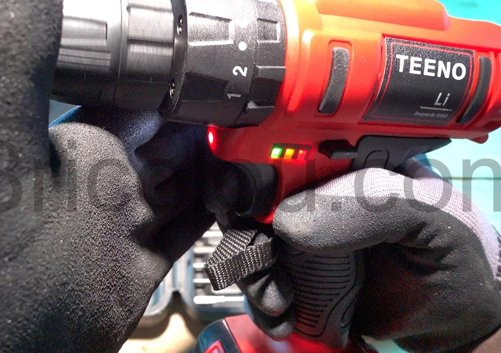 Perceuse Visseuse Percussion Sans Fil batterie 21V TEENO LED Perceuse Visseuse Percussion Sans Fil batterie 21V TEENO LED