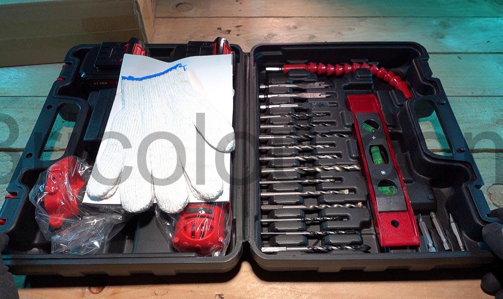 Perceuse Visseuse Percussion Sans Fil batterie 21V TEENO kit Perceuse Visseuse Percussion Sans Fil batterie 21V TEENO kit