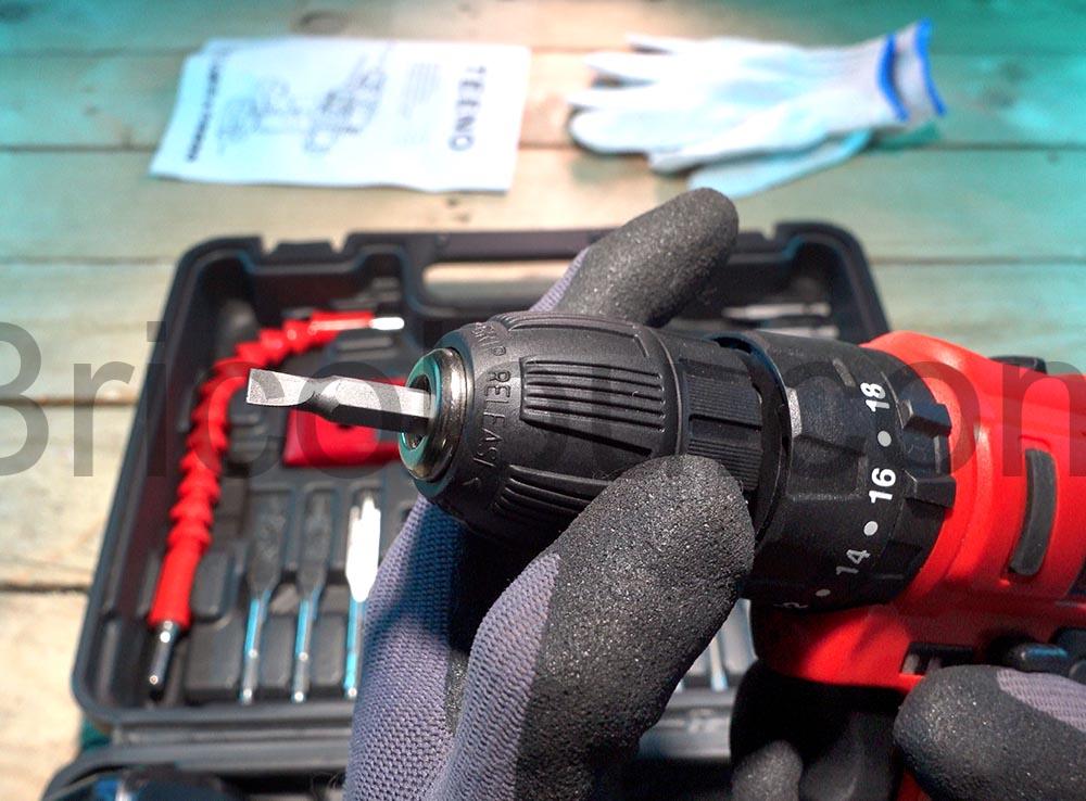 Perceuse Visseuse Percussion Sans Fil batterie 21V TEENO mandrin Perceuse Visseuse Percussion Sans Fil batterie 21V TEENO mandrin