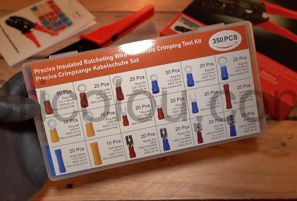 Pince Sertissage Preciva Connecteurs Sertir couverlce Pince Sertissage Preciva Connecteurs Sertir couverlce