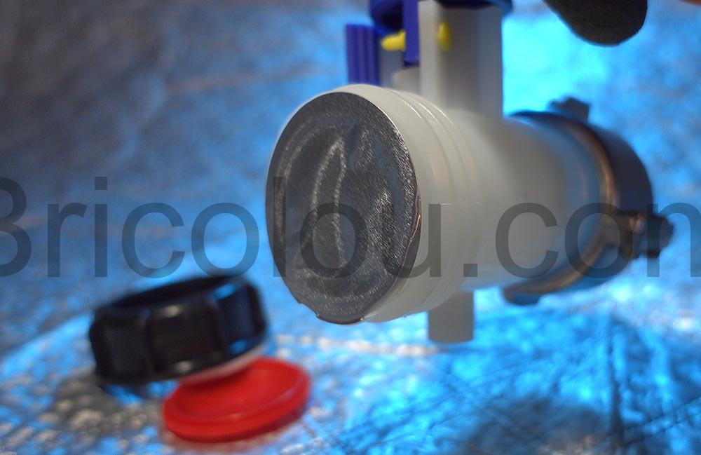 TOOSOAR Robinet remplacement S60x6 IBC Vanne reservoir eau pluie 62 mm opercule TOOSOAR Robinet remplacement S60x6 IBC Vanne réservoir eau pluie 62 mm opercule