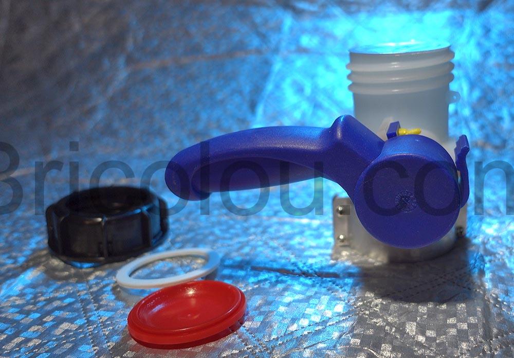 TOOSOAR Robinet remplacement S60x6 IBC Vanne reservoir eau pluie TOOSOAR Robinet remplacement S60x6 IBC Vanne réservoir eau pluie