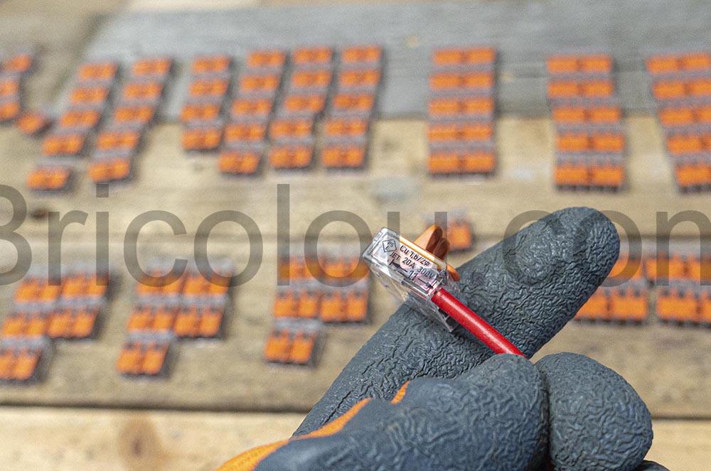 WAGO borne connexion automatique S221 23 et 5 cable WAGO borne connexion automatique S221 2,3 et 5 cable