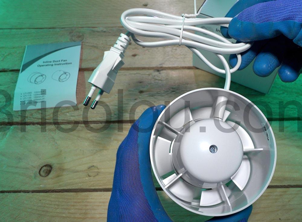 WingFly 100 mm Extracteur Ventilateur Air Ventilateur LFI 09SI prise WingFly 100 mm Extracteur Ventilateur Air Ventilateur LFI-09SI prise