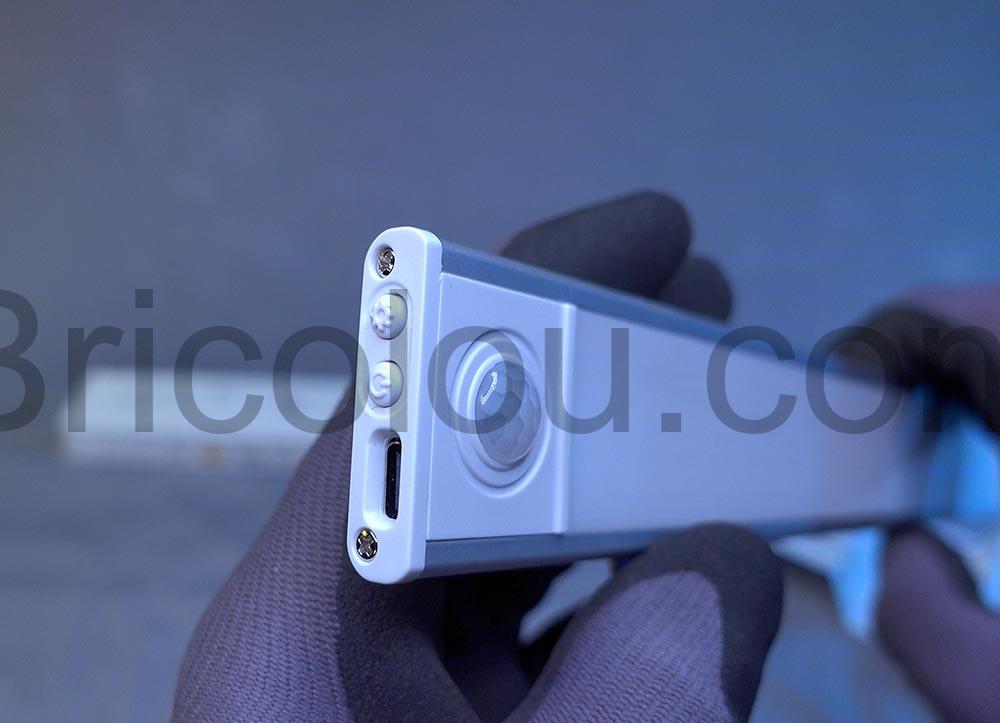 ZHOUZMIN Lampe placard sans fil rechargeable 30cm Detecteur Mouvement LED bouton ZHOUZMIN Lampe placard sans fil rechargeable 30cm Detecteur Mouvement LED bouton