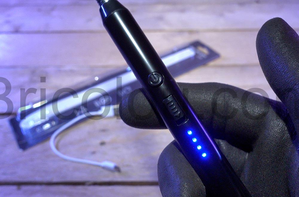 Allume Bougie Electrique iJiGui USB Rechargeable Briquet Arc led Allume Bougie Electrique iJiGui USB Rechargeable Briquet Arc led
