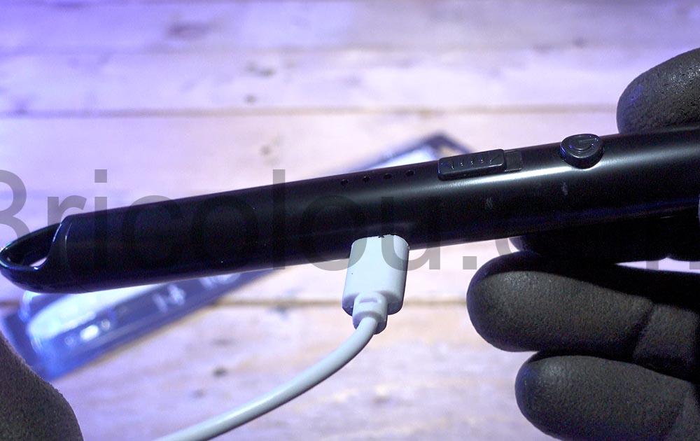 Allume Bougie Electrique iJiGui USB Rechargeable Briquet Arc recharge Allume Bougie Electrique iJiGui USB Rechargeable Briquet Arc recharge