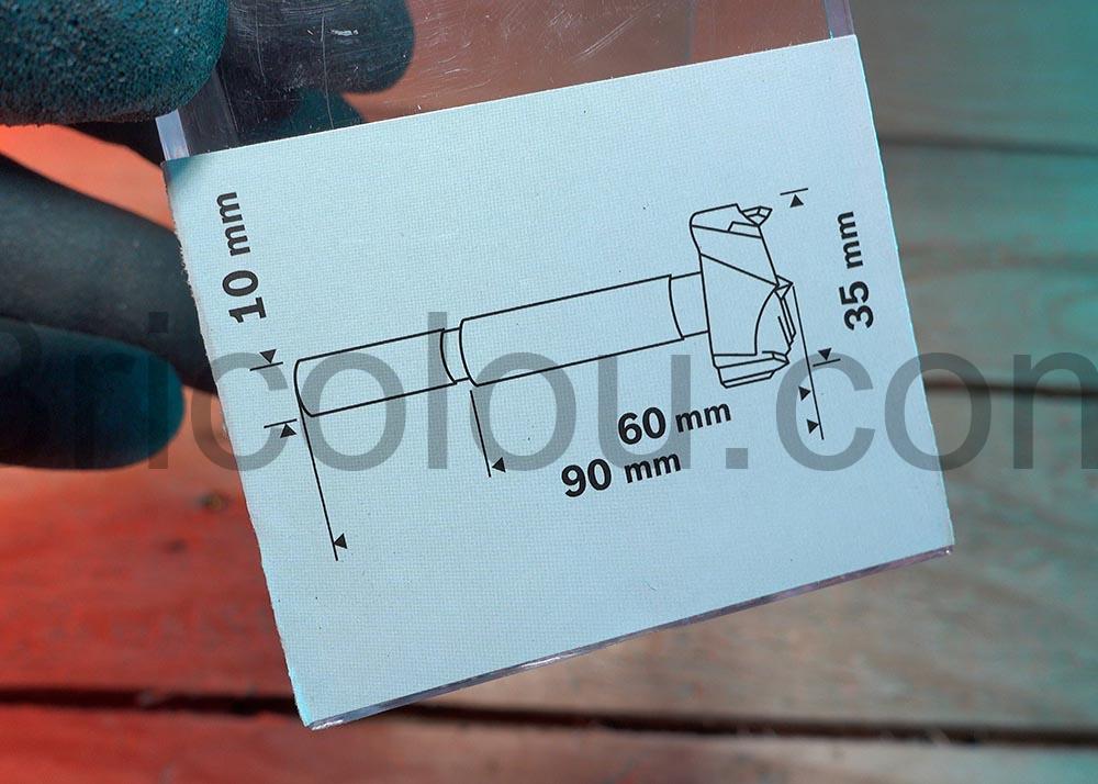 Bosch 2609255283 Meche Carbure Diametre 35 mm Forstner bois dimensions Bosch 2609255283 Mèche Carbure Diamètre 35 mm Forstner bois dimensions