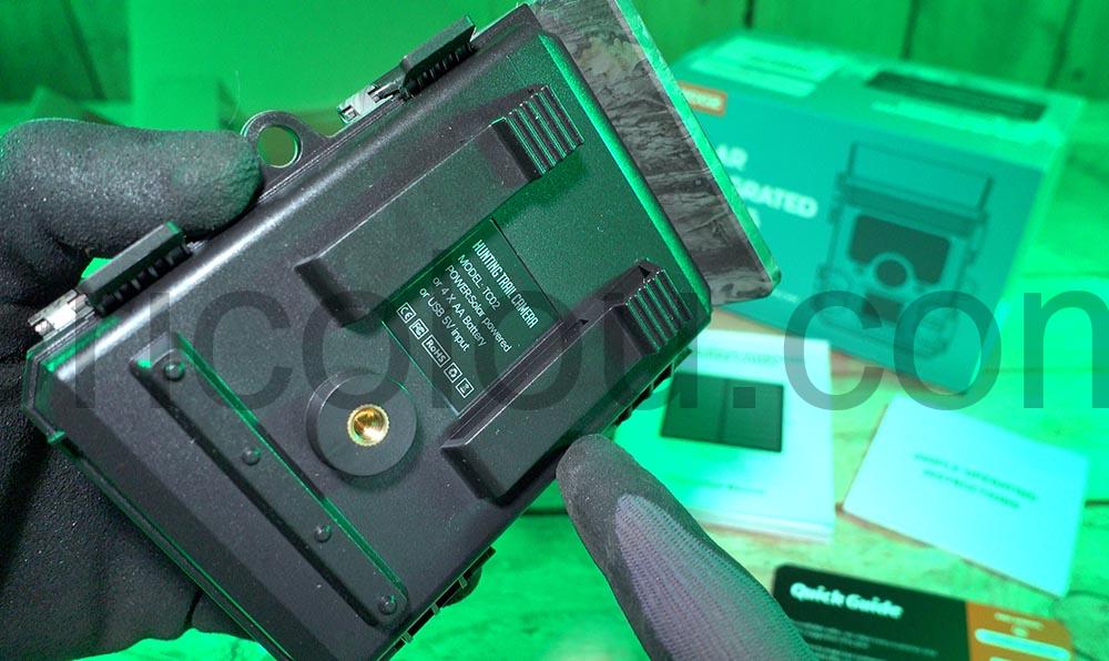 Camera Chasse Solaire 4K WiFi Bluetooth Etanche LED Infrarouge Nocturne VOOPEAK arriere Caméra Chasse Solaire 4K WiFi Bluetooth Étanche LED Infrarouge Nocturne VOOPEAK arrière