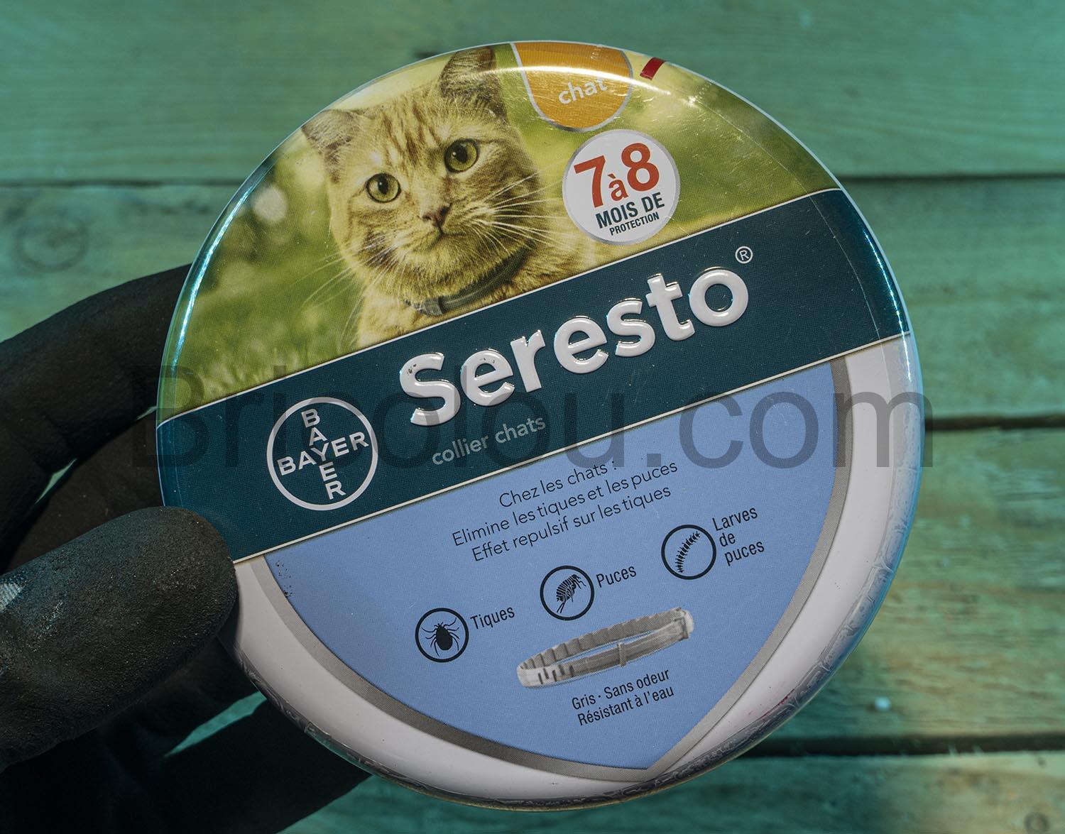 Collier Seresto Collier Chat anti puce tique boite Collier Seresto Collier Chat anti puce tique boite