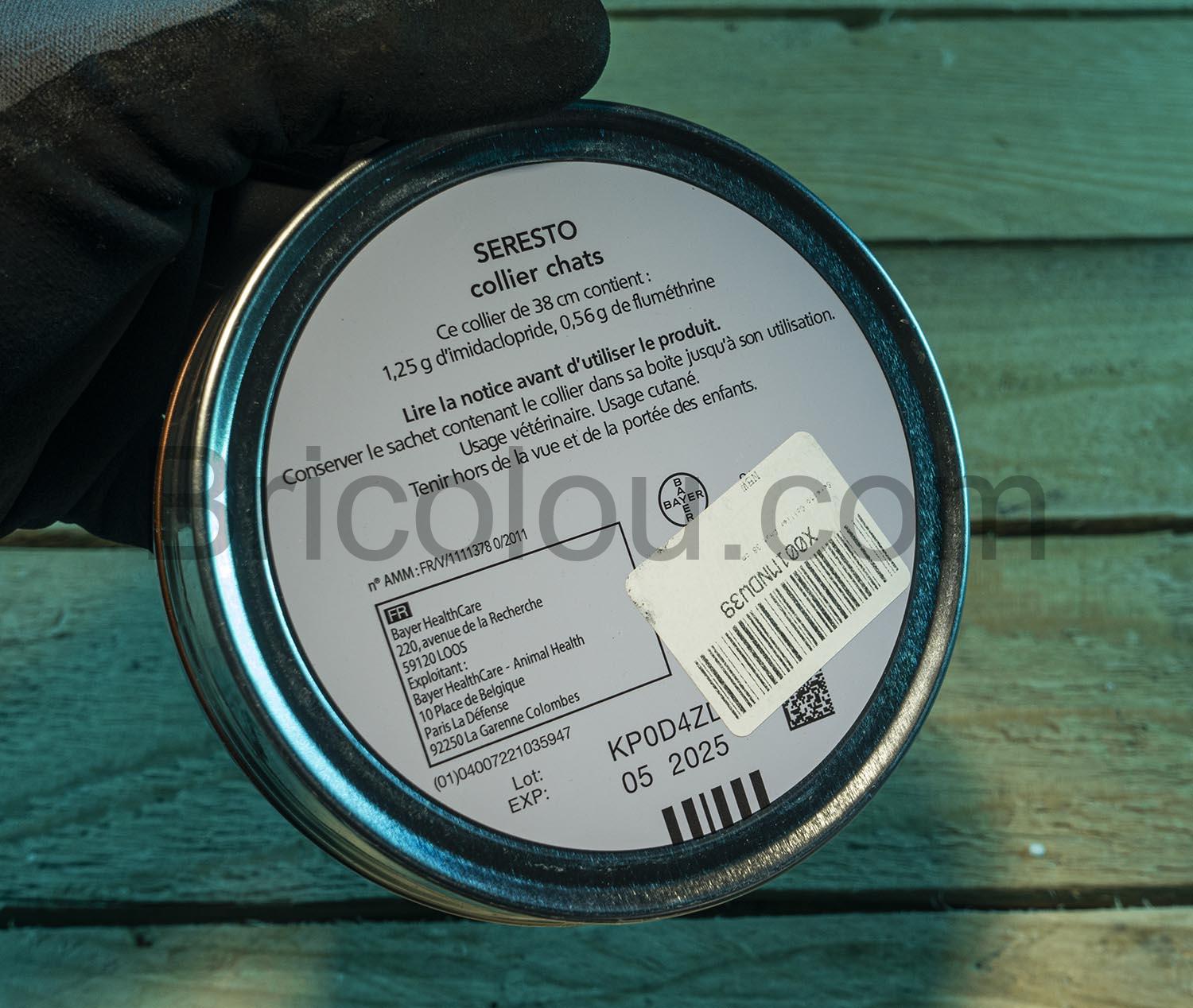Collier Seresto Collier Chat anti puce tique date utilisation Collier Seresto Collier Chat anti puce tique date utilisation