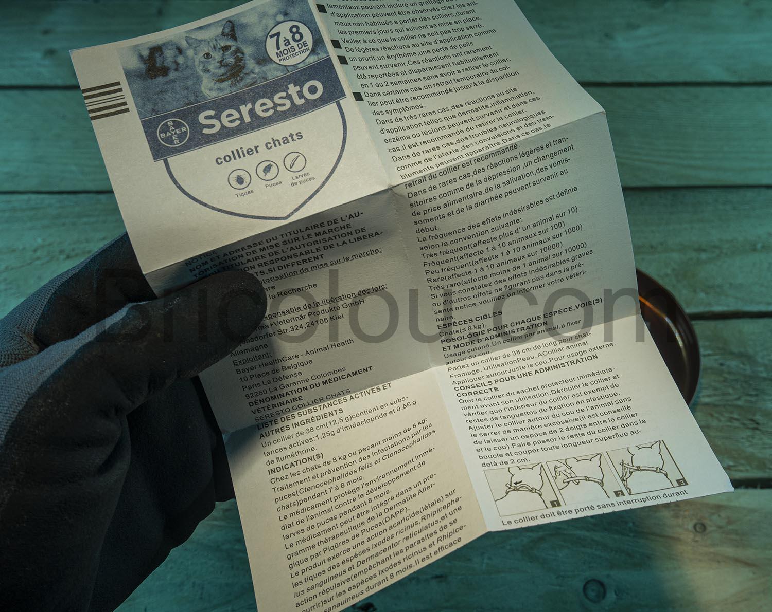 Collier Seresto Collier Chat anti puce tique documentation Collier Seresto Collier Chat anti puce tique documentation