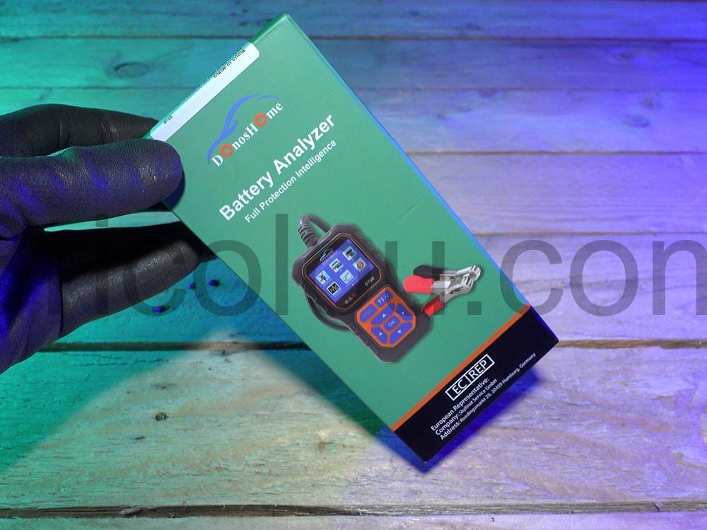 DonosHome Analyseur Testeur Batterie 5V 36V auto moto solaire boite DonosHome Analyseur Testeur Batterie 5V-36V auto moto solaire boite