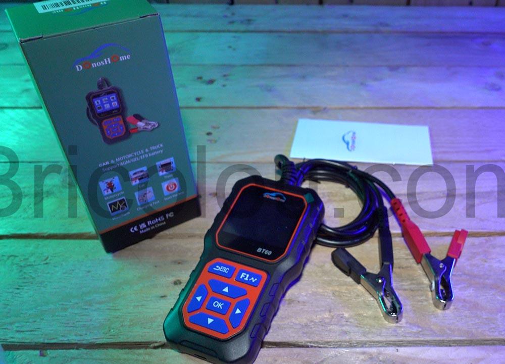 DonosHome Analyseur Testeur Batterie 5V 36V auto moto solaire kit DonosHome Analyseur Testeur Batterie 5V-36V auto moto solaire kit