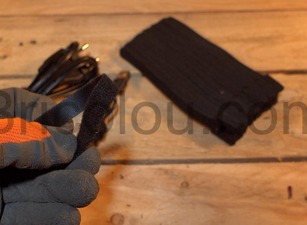 IKadiya Attache Cable Nylon scratch replie IKadiya Attache Cable Nylon scratch replié