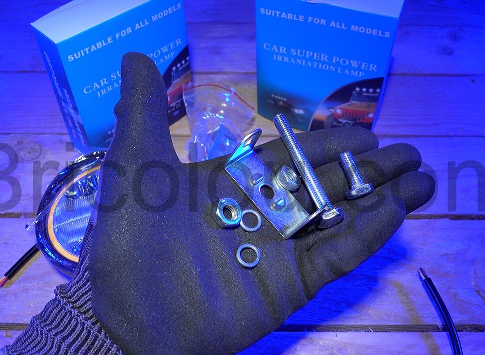 Lampe Travail LED Anneau Stroboscopique Ambre Lumieres Phare longue portee boulon Lampe Travail LED Anneau Stroboscopique Ambre Lumières Phare longue portée boulon