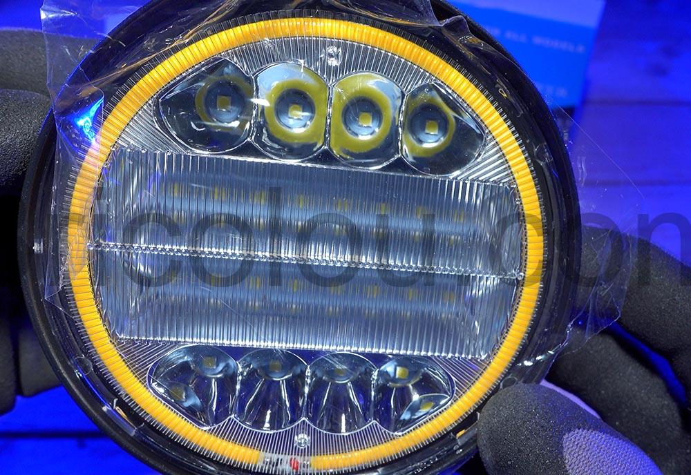 Lampe Travail LED Anneau Stroboscopique Ambre Lumieres Phare longue portee facade Lampe Travail LED Anneau Stroboscopique Ambre Lumières Phare longue portée facade