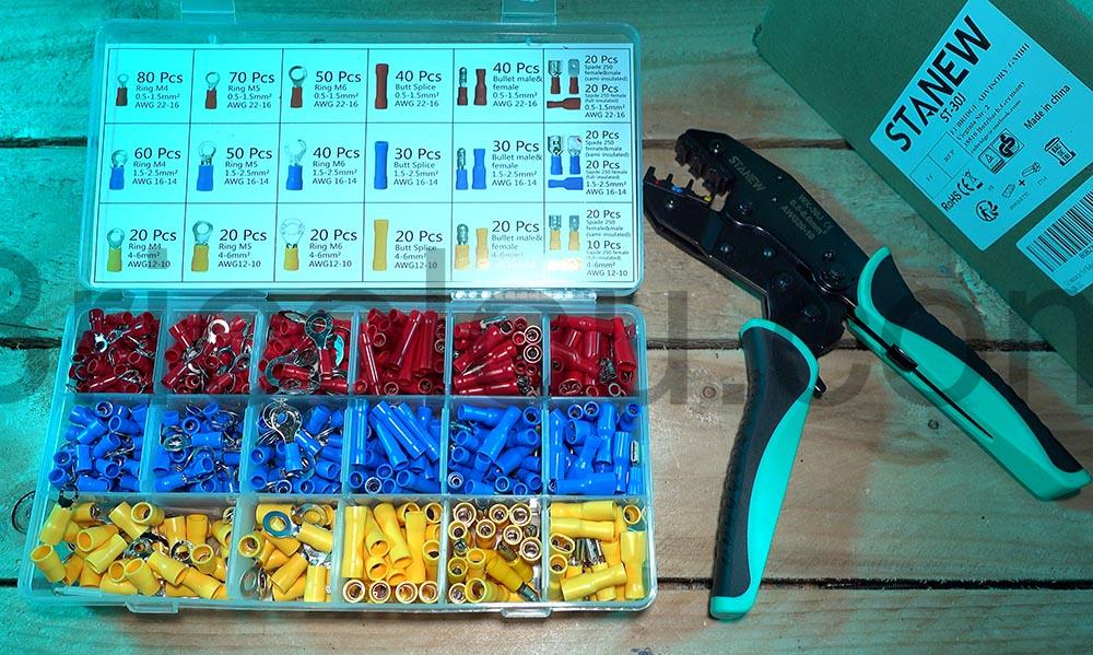 Pince a sertir STANEW 700 Cosse Electriques complet Pince à sertir STANEW 700 Cosse Electriques complet