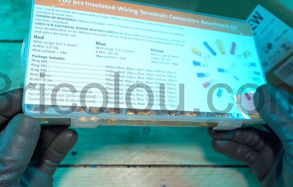 Pince a sertir STANEW 700 Cosse Electriques contenu Pince à sertir STANEW 700 Cosse Electriques contenu