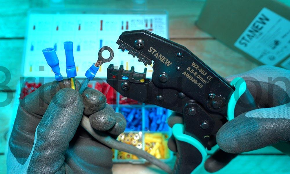 Pince a sertir STANEW 700 Cosse Electriques puissant Pince à sertir STANEW 700 Cosse Electriques puissant