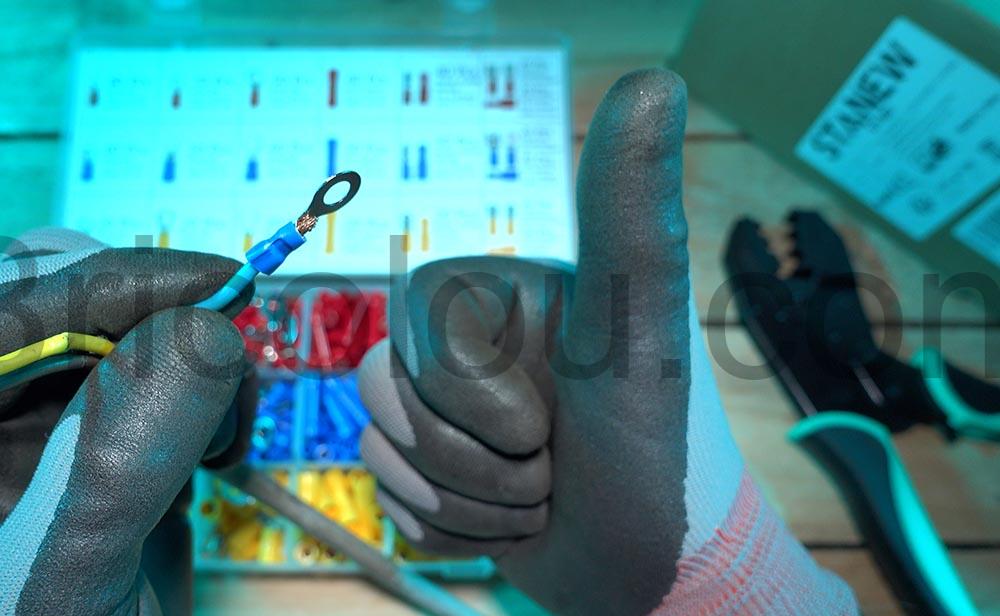 Pince a sertir STANEW 700 Cosse Electriques solide Pince à sertir STANEW 700 Cosse Electriques solide