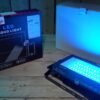 Projecteur Couleur LED RGB HEKEE 80W Bluetooth étanche bleu