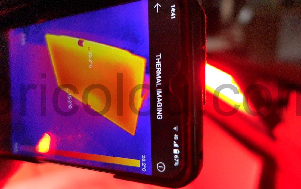 Projecteur Couleur LED RGB HEKEE 80W Bluetooth etanche thermique devant Projecteur Couleur LED RGB HEKEE 80W Bluetooth étanche thermique devant