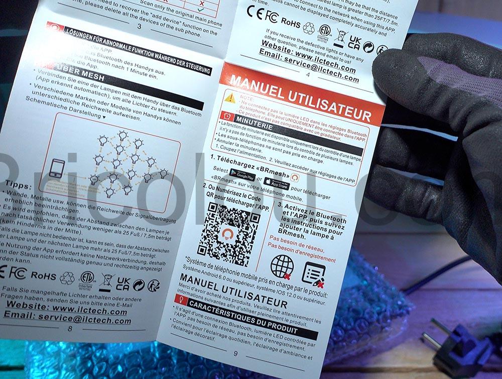 Projecteur Couleur LED RGB HEKEE 80W Wash Flood Bluetooth etanche documentation Projecteur Couleur LED RGB HEKEE 80W Wash Flood Bluetooth étanche documentation