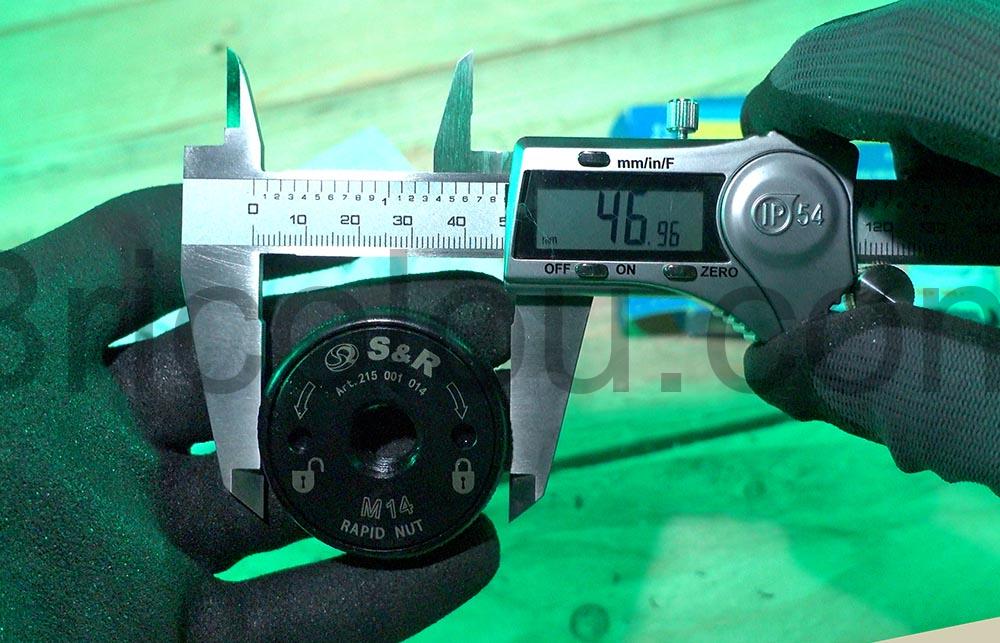 SR Ecrou Serrage Rapide M14 disque Meuleuse diametre S&R Ecrou Serrage Rapide M14 disque Meuleuse diametre