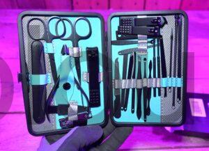 kit Manucure Pédicure peau Ensemble Coupe-Ongles Trousse belonlink complete