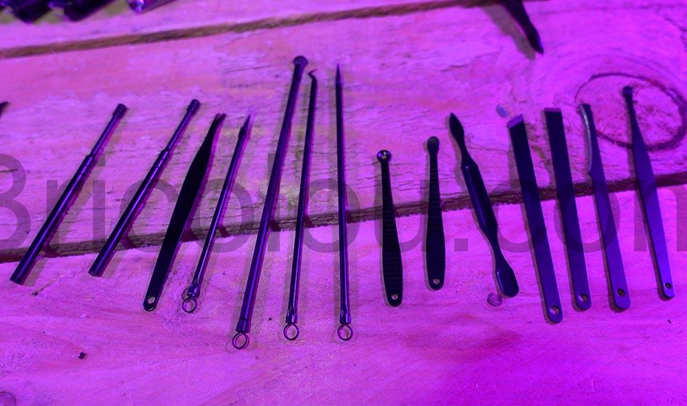 kit Manucure Pedicure peau Ensemble Coupe Ongles Trousse belonlink point noir kit Manucure Pédicure peau Ensemble Coupe-Ongles Trousse belonlink point noir