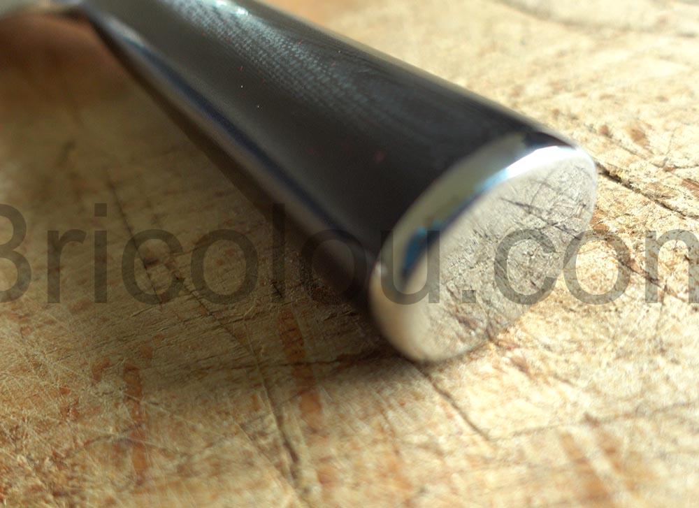 oFuun Couteau Cuisine Japonais Acier Damas large bois oFuun Couteau Cuisine Japonais Acier Damas large bois