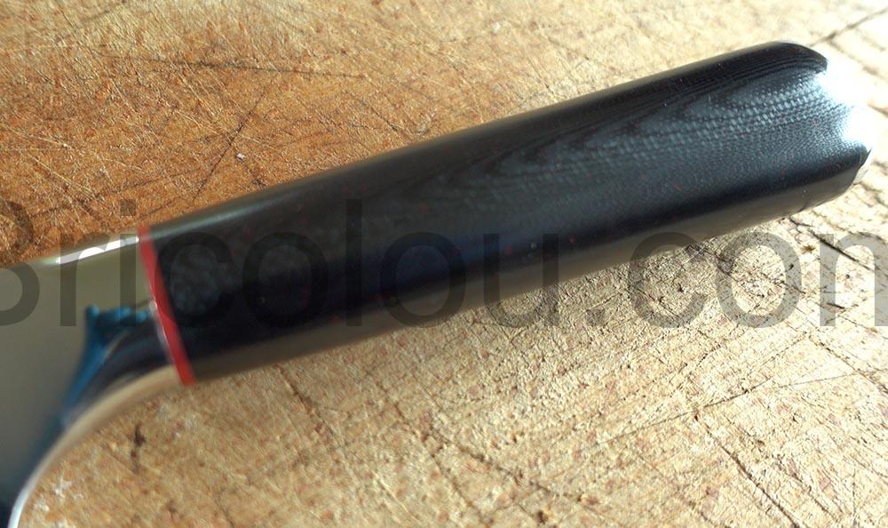 oFuun Couteau Cuisine Japonais Acier Damas large manche oFuun Couteau Cuisine Japonais Acier Damas large manche