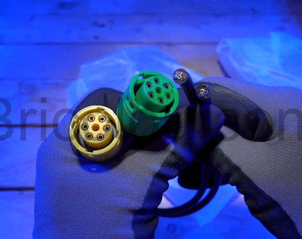 AOHEWEI feux remorque 12V 24V LED etanche anti brouillard recul lumineux prise AOHEWEI feux remorque 12V 24V LED étanche anti-brouillard recul lumineux prise