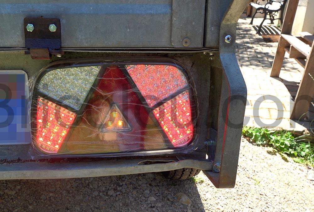 AOHEWEI feux remorque 12V 24V LED etanche anti brouillard recul lumineux soleil AOHEWEI feux remorque 12V 24V LED étanche anti-brouillard recul lumineux soleil