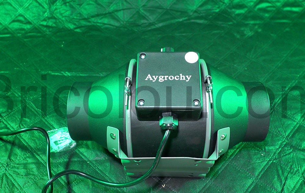 Aygrochy 100mm Ventilateur extraction vitesse Variable Extracteur Air VMC devant Aygrochy 100mm Ventilateur extraction vitesse Variable Extracteur Air VMC devant