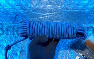Fuxton Corde élastique 8 mm Bleu tendeur bâche remorque remplacement Sandow