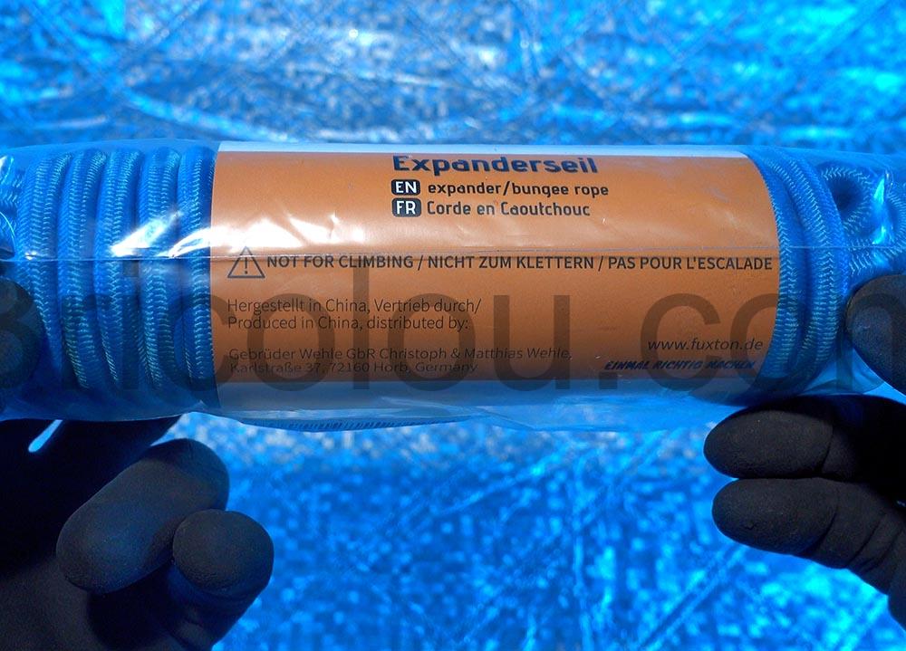 Fuxton Corde elastique 8 mm Bleu tendeur bache remorque remplacement Sandow escalade Fuxton Corde élastique 8 mm Bleu tendeur bâche remorque remplacement Sandow escalade