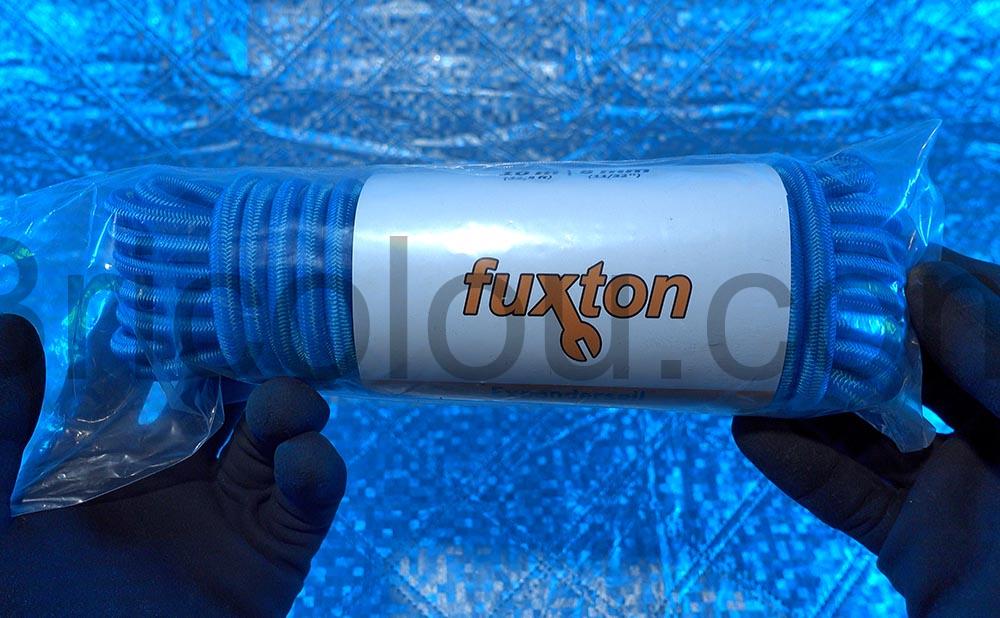 Fuxton Corde elastique 8 mm Bleu tendeur bache remorque remplacement Sandow sac Fuxton Corde élastique 8 mm Bleu tendeur bâche remorque remplacement Sandow sac