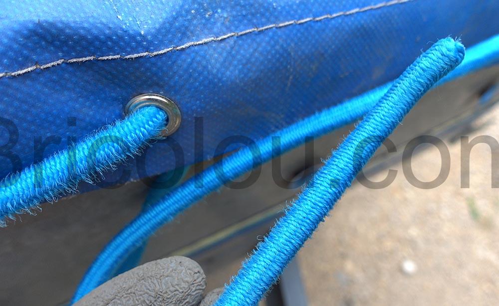 Fuxton Corde elastique 8 mm Bleu tendeur bache remorque remplacement Sandow trou Fuxton Corde élastique 8 mm Bleu tendeur bâche remorque remplacement Sandow trou