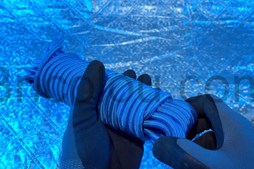 Fuxton Corde elastique 8 mm Bleu tendeur bache remorque remplacement Sandow. 10m Fuxton Corde élastique 8 mm Bleu tendeur bâche remorque remplacement Sandow. 10m
