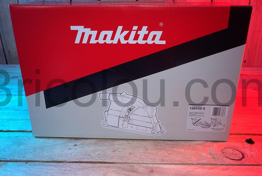 Makita carter aspiration poussiere beton disqueuse 230 198440 5 boite Makita carter aspiration poussière béton disqueuse 230 198440-5 boite