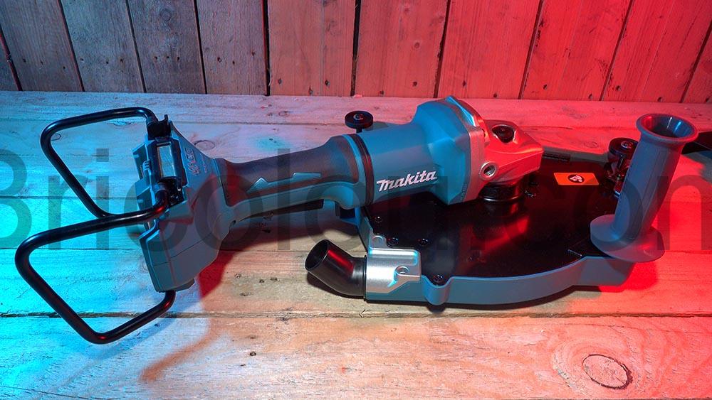 Makita carter aspiration poussiere beton disqueuse 230 198440 5 mur Makita carter aspiration poussière béton disqueuse 230 198440-5 mur