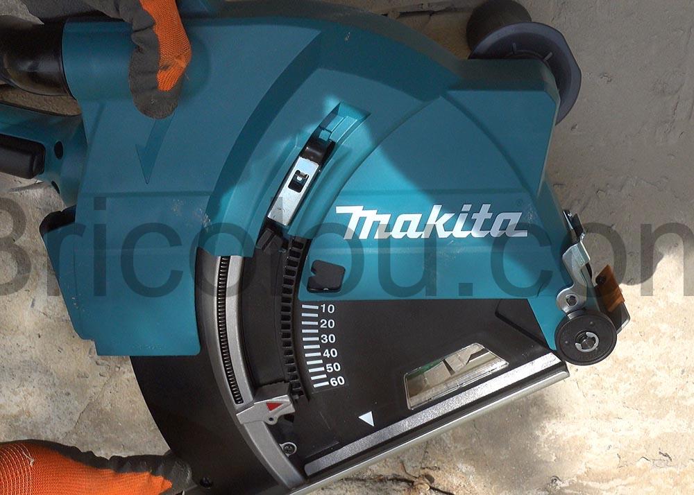Makita carter aspiration poussiere beton disqueuse 230 60mm Makita carter aspiration poussière béton disqueuse 230 60mm
