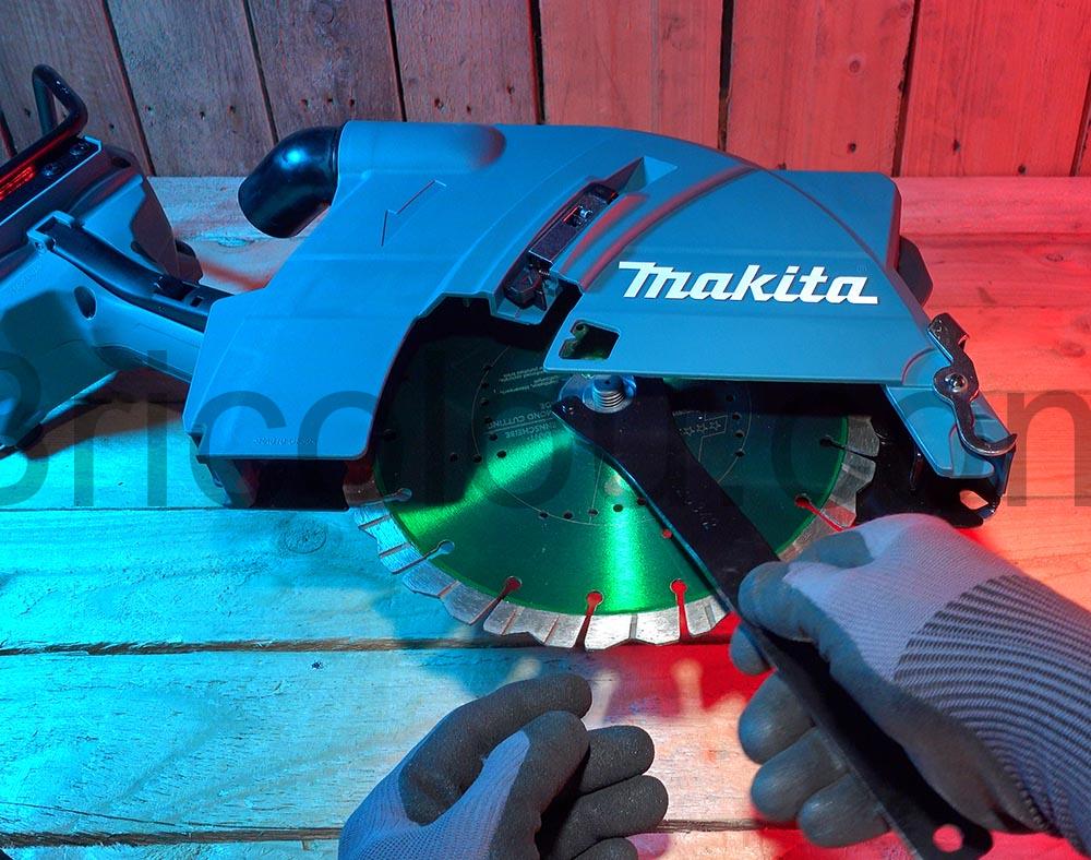 Makita carter aspiration poussierebeton disqueuse 230 198440 5 serrage Makita carter aspiration poussièrebéton disqueuse 230 198440-5 serrage