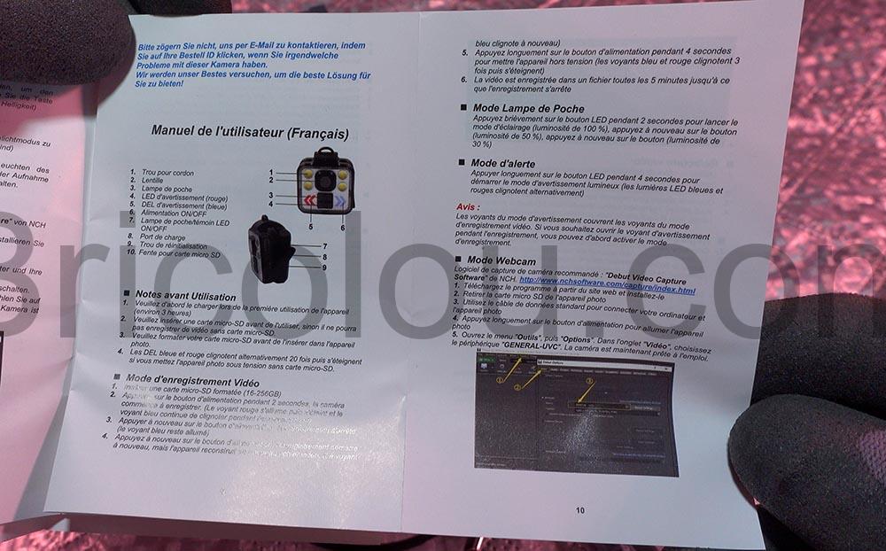 Mini Camera Corporelle Portable FHD Body dashcam documentation Mini Caméra Corporelle Portable FHD Body dashcam documentation