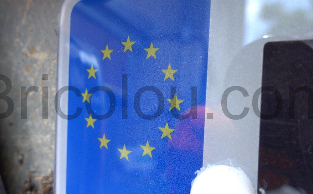 Plaque dimmatriculation Plastique homologuee pas chere internet europe Plaque d'immatriculation Plastique homologuée pas chère internet europe