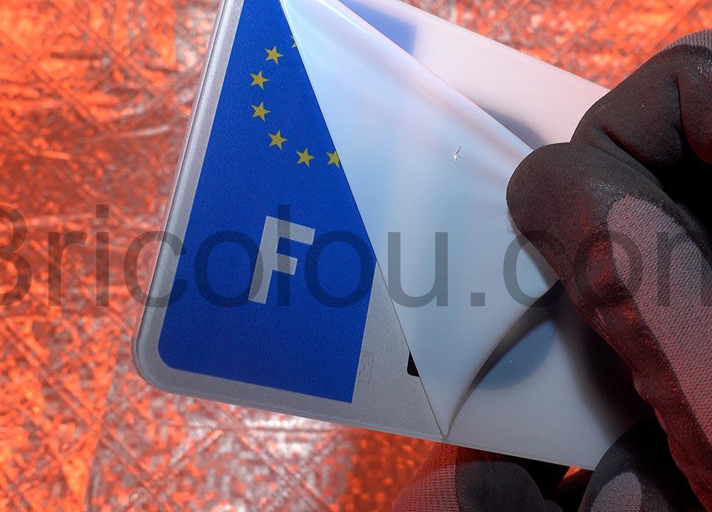 Plaque dimmatriculation Plastique homologuee pas chere internet qualite Plaque d'immatriculation Plastique homologuée pas chère internet qualité